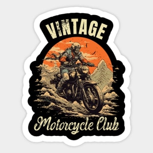 Vintage Motor Cycle Club Sticker